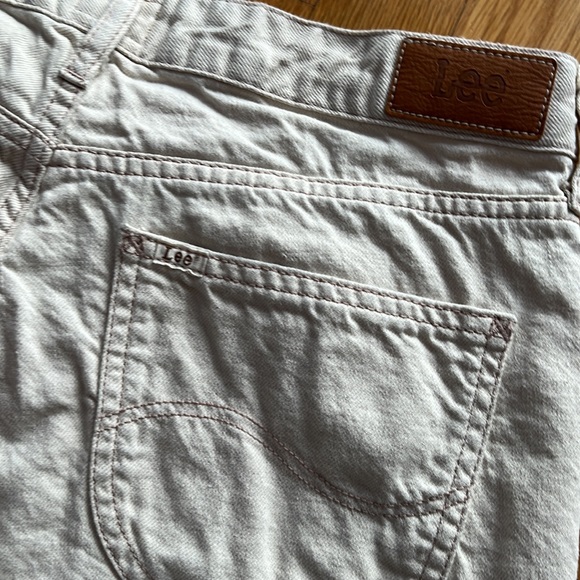 Lee Women's Cream Wide Leg Jeans - Picture 7 of 7